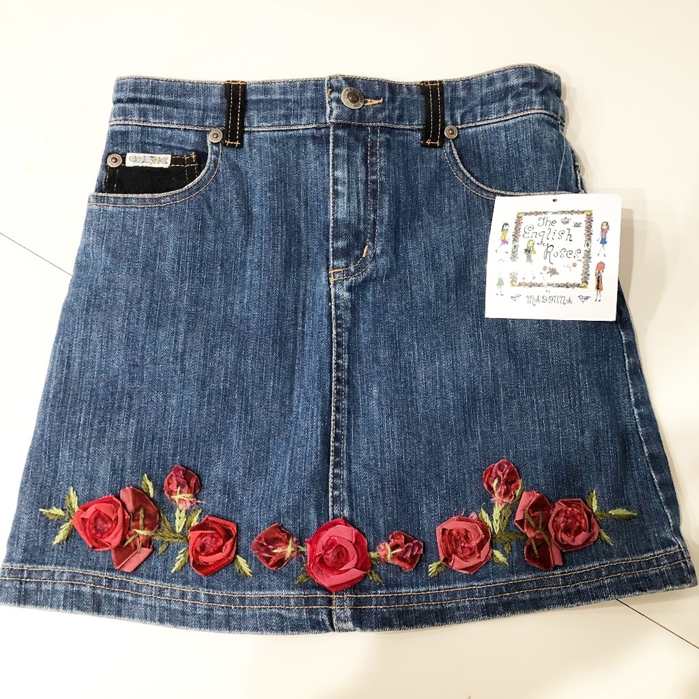 NWT Kid's English Roses Embellished Skirt